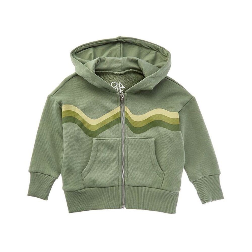Chaser Boys Paxton Zip-Up Hoodie, Green